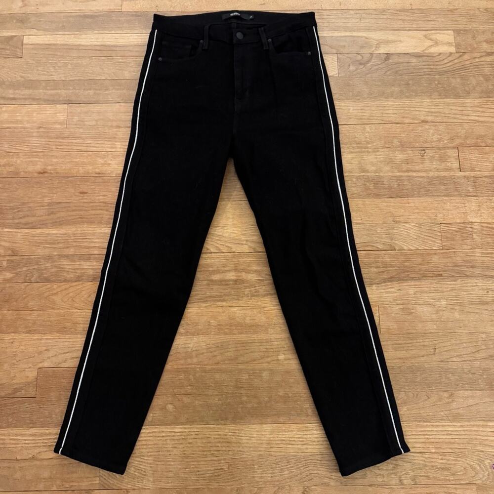 NWOT Hudson Black Holly skinny ankle high-rise chino pants size 29
 b64